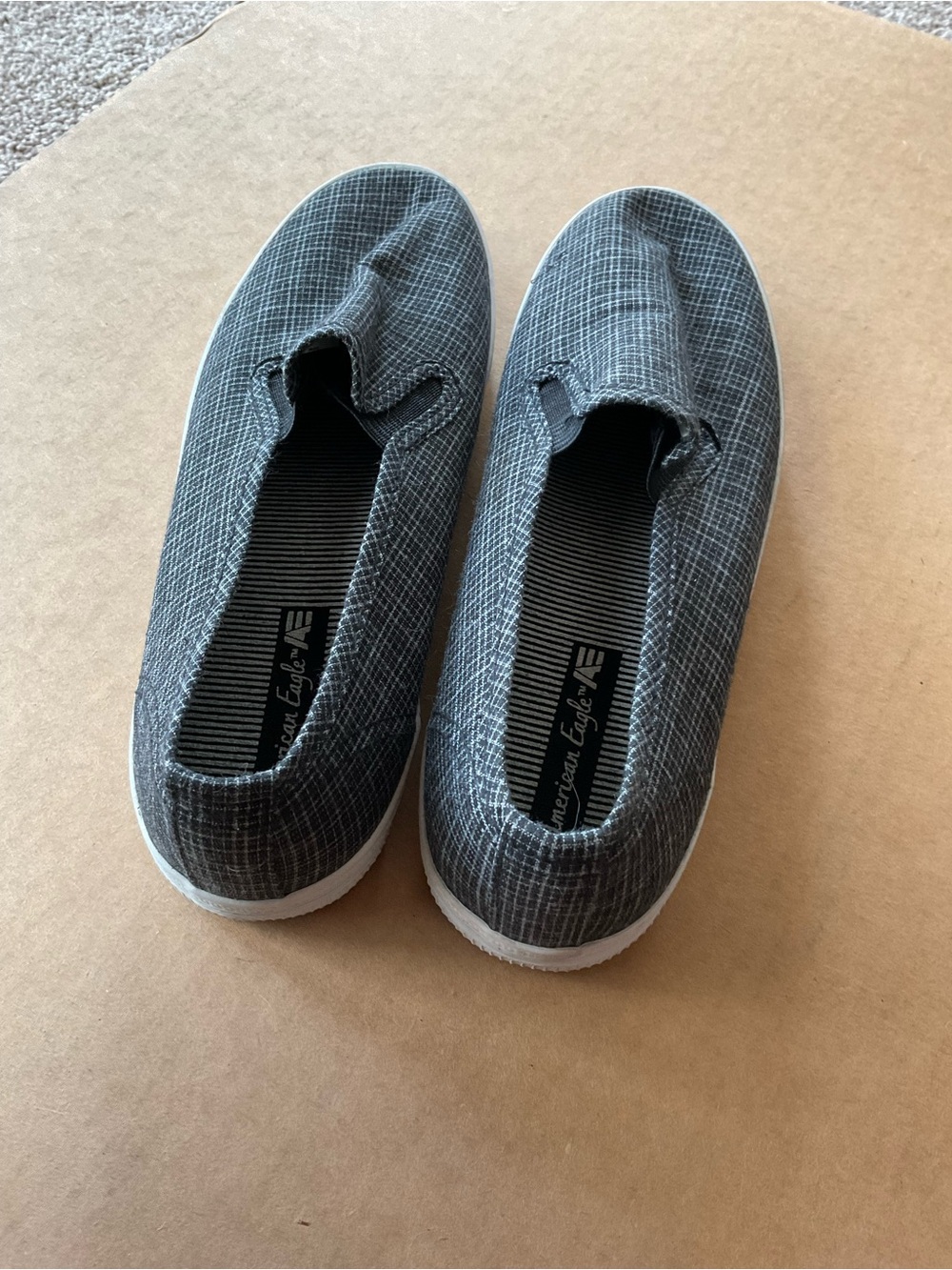 American Eagle Outfitters Women’s Slip-On Sneakers in Charcoal